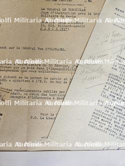 LOT DE DOCUMENTS DIVERS D’APRÈS-GUERRE SUR LE GENERAL D’INFANTERIE, OTTO VON STULPNAGEL ET LA CANTATRICE GERMAINE LUBIN — photo 2