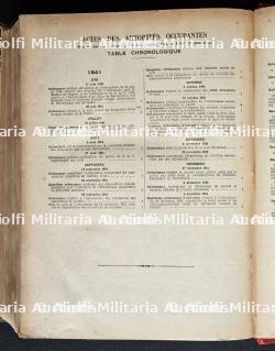 LA GAZETTE DU PALAIS X 2 1940(Volume no 2) ET 1941 (Volume no 1) AVEC « ACTES DES AUTORITÉS OCCUPANTES — photo 6