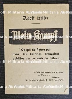 EXEMPLAIRE DE MEIN KAMPF D'ADOLF HITLER EN FRANÇAIS EN VERSION INTÉGRALE. 1939 — miniature 3