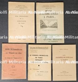 LOT DE PUBLICATION SUR L’OCCUPATION ALLEMANDE À PARIS