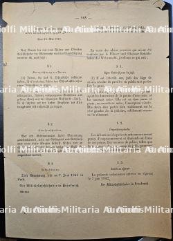 ORDONNANCE No 63 DE L’ADMINISTRATION MILITAIRE ALLEMANDE EN FRANCE CONCERNANT LE PORT DE L’ÉTOILE JAUNE , VERORDNUNGSBLATT DES MILITÄRBEFEHLSHABERS IN FRANKREICH , VOBIF , Nr.63 , 1-06-1942 — photo 4