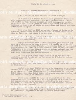 LOT DE DOCUMENTS DES ÉPOUX COMESSE — miniature 3