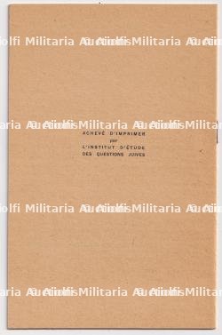 PROGRAMME EXPOSITION ,LE JUIF ET LA FRANCE, (MODÈLE ARAIGNÉE) + FASCICULE DE L'EXPOSITION AVEC PLAN , PARIS 1942 — photo 3