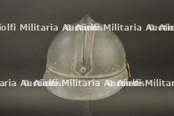 Casque Adrian 1915 artillerie Veillot — miniature 4