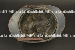 Casque Adrian 1915 artillerie — miniature 3