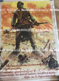 Affiche patriotique en couleurs