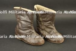 Paire de bottes de vol fourrées Lemercier