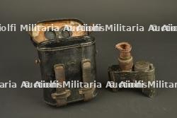 Lunette ZF12 pour mitrailleuse MG08 dans son étui. ZF12 scope for MG08 machine gun with its case.