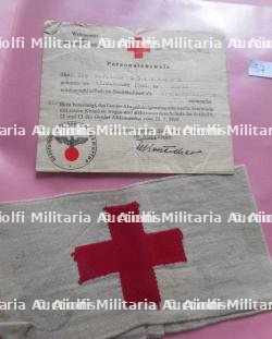 Brassard et documents de la Croix Rouge allemande — photo 2