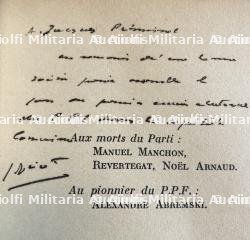 Livre dédicacé par Jacques Doriot — photo 2