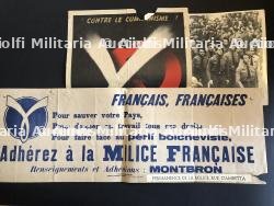 Affiches de la Milice Française