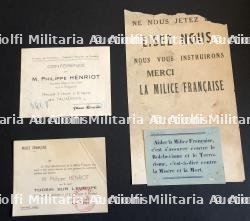 Documents autour de la Milice Française. — photo 1