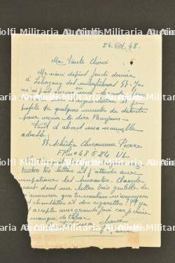 Lettre SS Schütz Charlemagne — photo 1