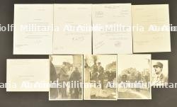 Ensemble de documents signés De Gaulle