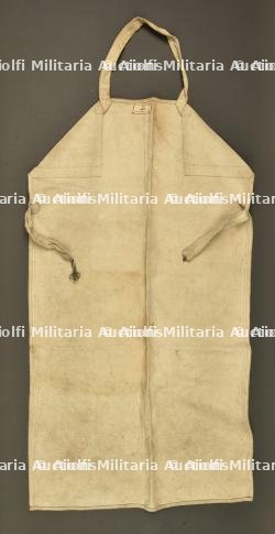 Tablier de travail allemand avec étiquette mitrailleur. German work apron with machine gunner label — miniature 3