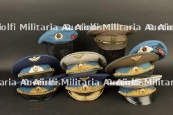 Lot comprenant 7 casquettes.