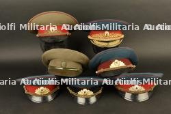 Lot comprenant 7 casquettes