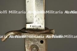 Poignard baïonnette Koeller et couteau de chasse. Koeller bayonet dagger and hunting knife — miniature 2