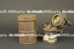 Masque anti gaz allemand Lederschutzmaske 1917. German Lederschutzmaske 1917 gas mask