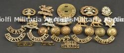 Ensemble de 28 insignes et boutons de régiments d'infanterie anglais — photo 2