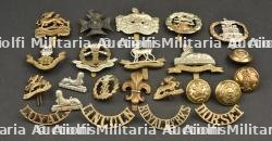 Ensemble de 24 insignes et boutons de régiments d'infanterie anglais — photo 2