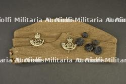 Calot Field Service Cap kaki du Durham Light Infantry avec cap badge et 5 boutons composite noirs — photo 6