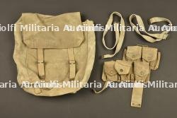 Cartouchière anglaise Mills pattern 1908 et large pack. British Mills Pattern 1908 ammunition pouch and large pack