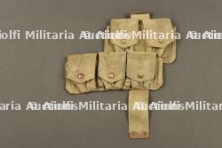 Cartouchière anglaise en web 1908 côté droit. British Pattern 1908 webbing ammunition pouch right side — photo 1