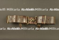 Ceinturon anglais en cuir pattern 1914 du Royal Welsh Fusilier. British Pattern 1914 leather belt of the Royal Welsh Fusiliers — photo 2