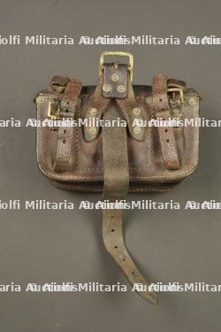 Cartouchière anglaise en cuir pattern 1914. British Pattern 1914 leather ammunition pouch — miniature 4