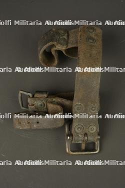 Porte manche d'outil anglais en cuir pattern 1914. British Pattern 1914 leather helve carrier — photo 2