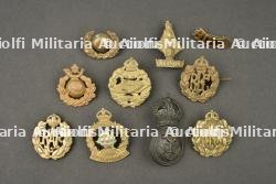 Lot de 10 insignes anglais Marine, Tank et Aviation. Lot of 10 British Navy, Tank Corps and Aviation badges