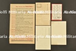 Rex et la Brigade Wallonie, lot de documents. Rex and the Walloon Brigade, collection of documents.
