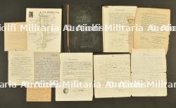 Lot de documents relatifs a la resistante et martyre Madeleine Hussin. Collection of documents concerning Resistance fighter and martyr Madeleine Hussin.