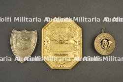 Insignes belges de gardes-chasse. Belgian gamekeeper badges.