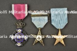 etoiles de service du Congo et ordre royal du Lion. Congo Service Stars and Royal Order of the Lion.