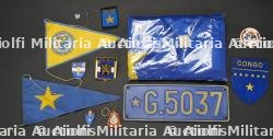 Ensemble de souvenirs du Congo belge. Collection of Belgian Congo memorabilia.