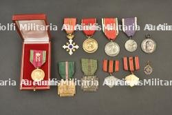 Medailles civiles belges de 1881 a nos jours. Belgian civilian medals from 1881 to the present day.