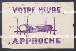 Tract de la Resistance contre les collaborateurs. Resistance leaflet denouncing collaborators.