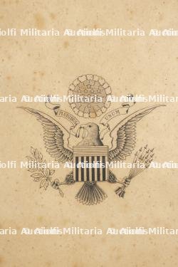 Diplôme de congratulation américaine. American congratulatory certificate — miniature 3