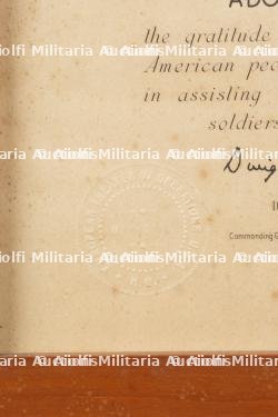 Diplôme de congratulation américaine. American congratulatory certificate — photo 4