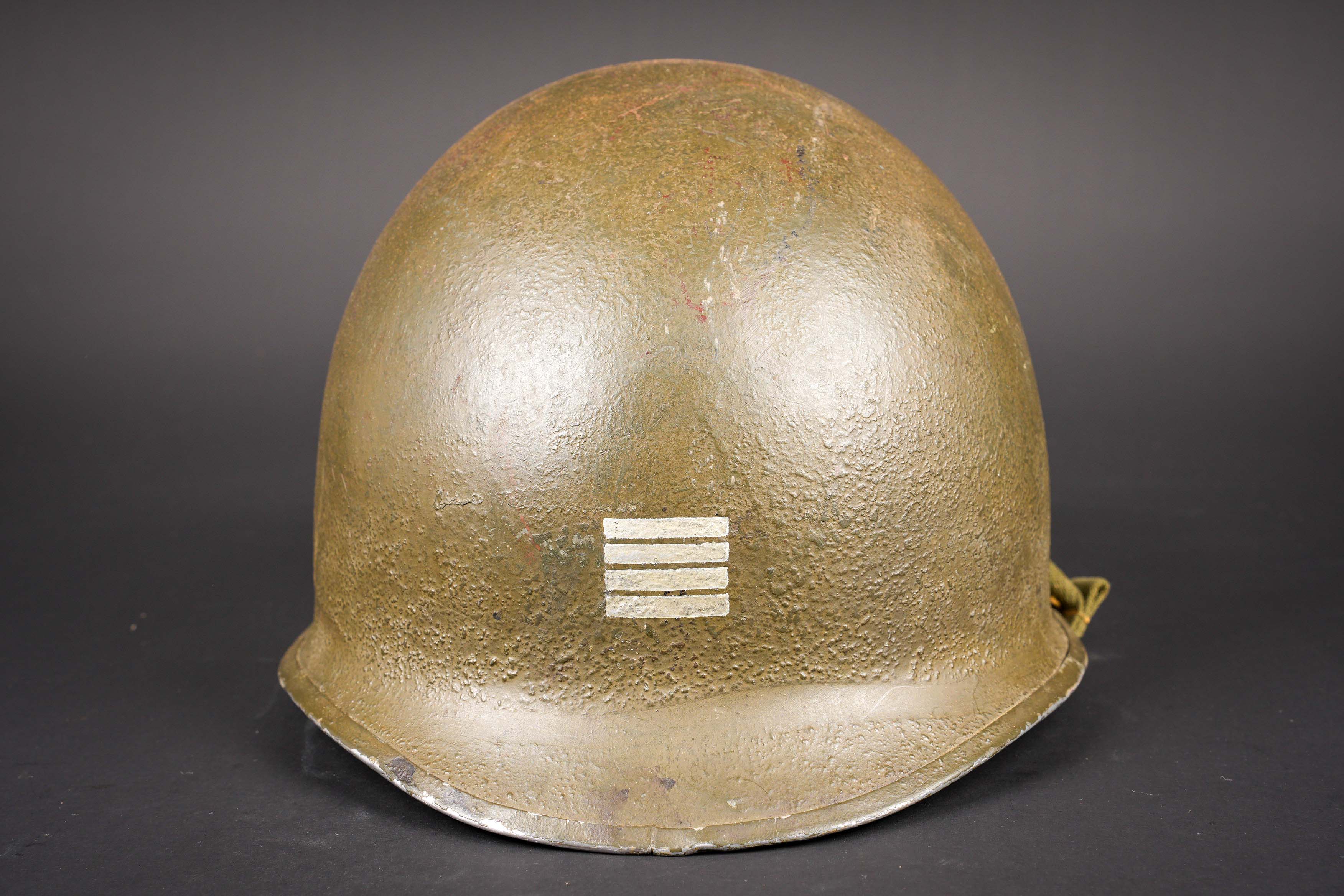 Casque de parachutiste US légion étrangère. U.S. paratrooper helmet used by the Foreign Legion. — photo 2