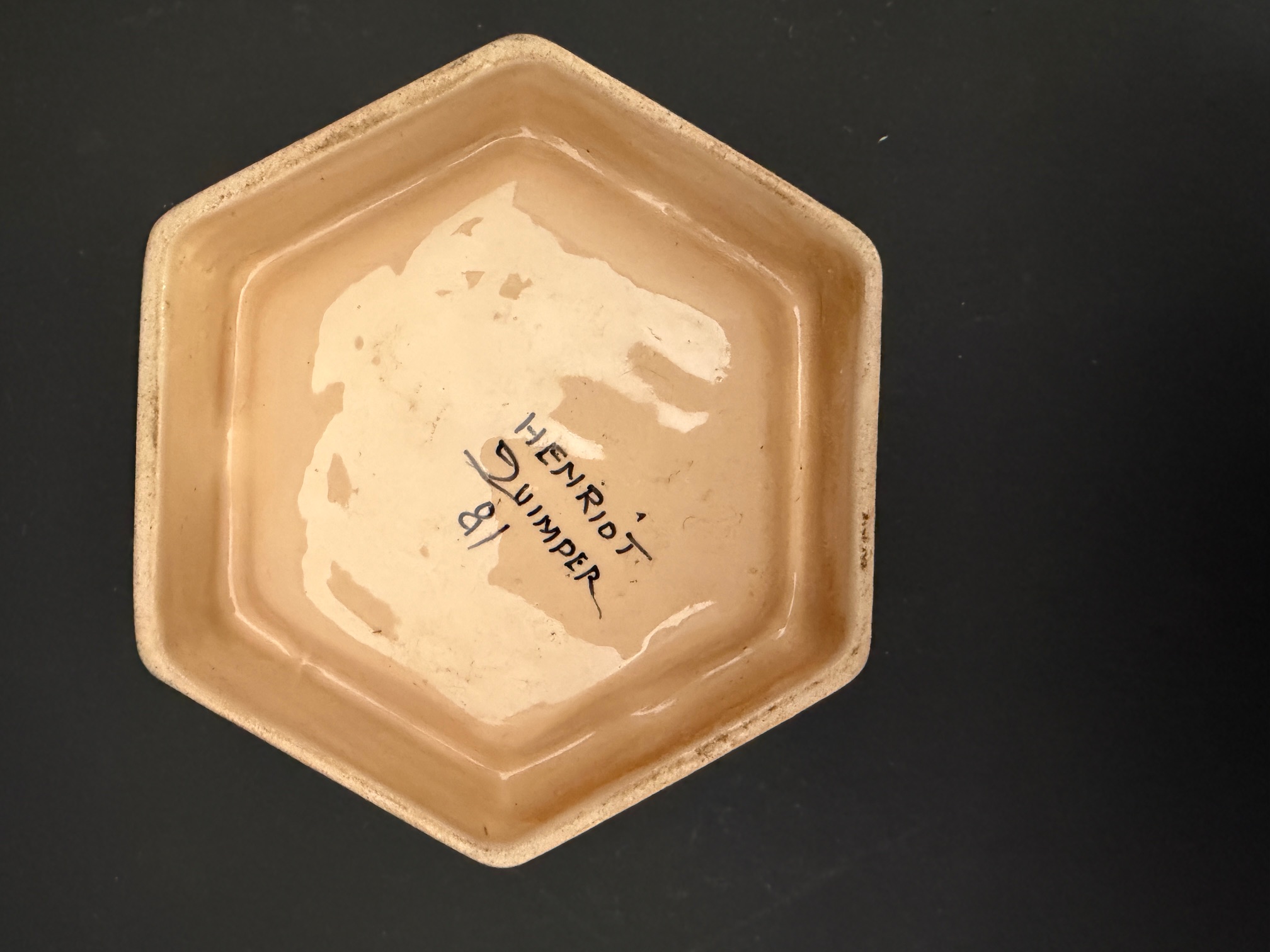 Cendrier amitiés Franco Britannique. Franco-British friendship ashtray. — photo 2