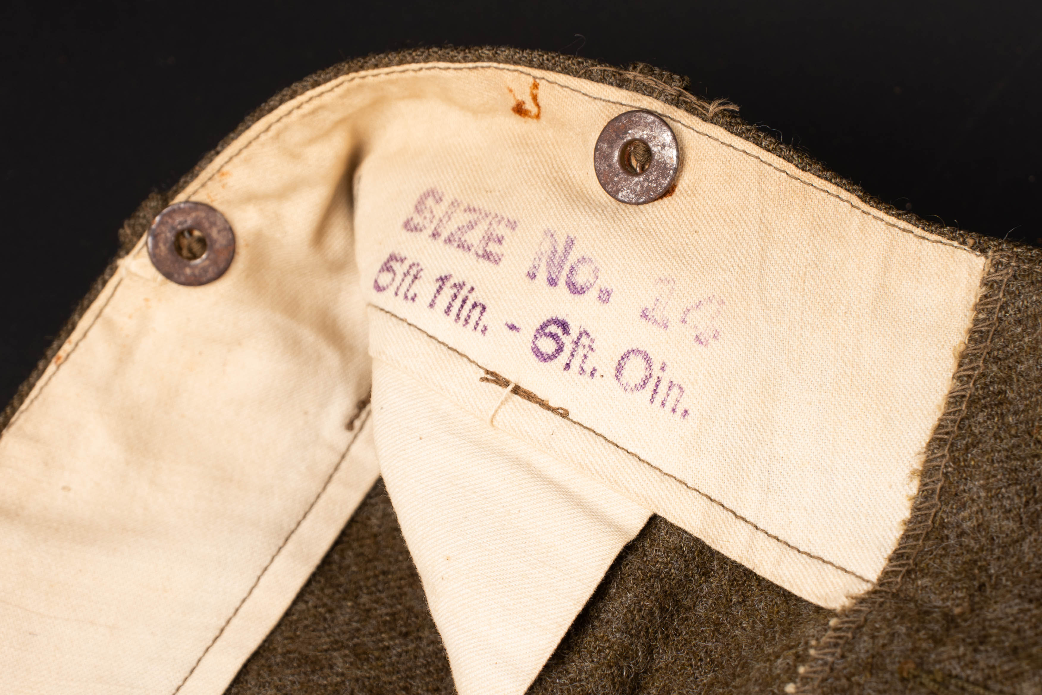Pantalon de battle dress canadien. Canadian battle dress trousers. — photo 6