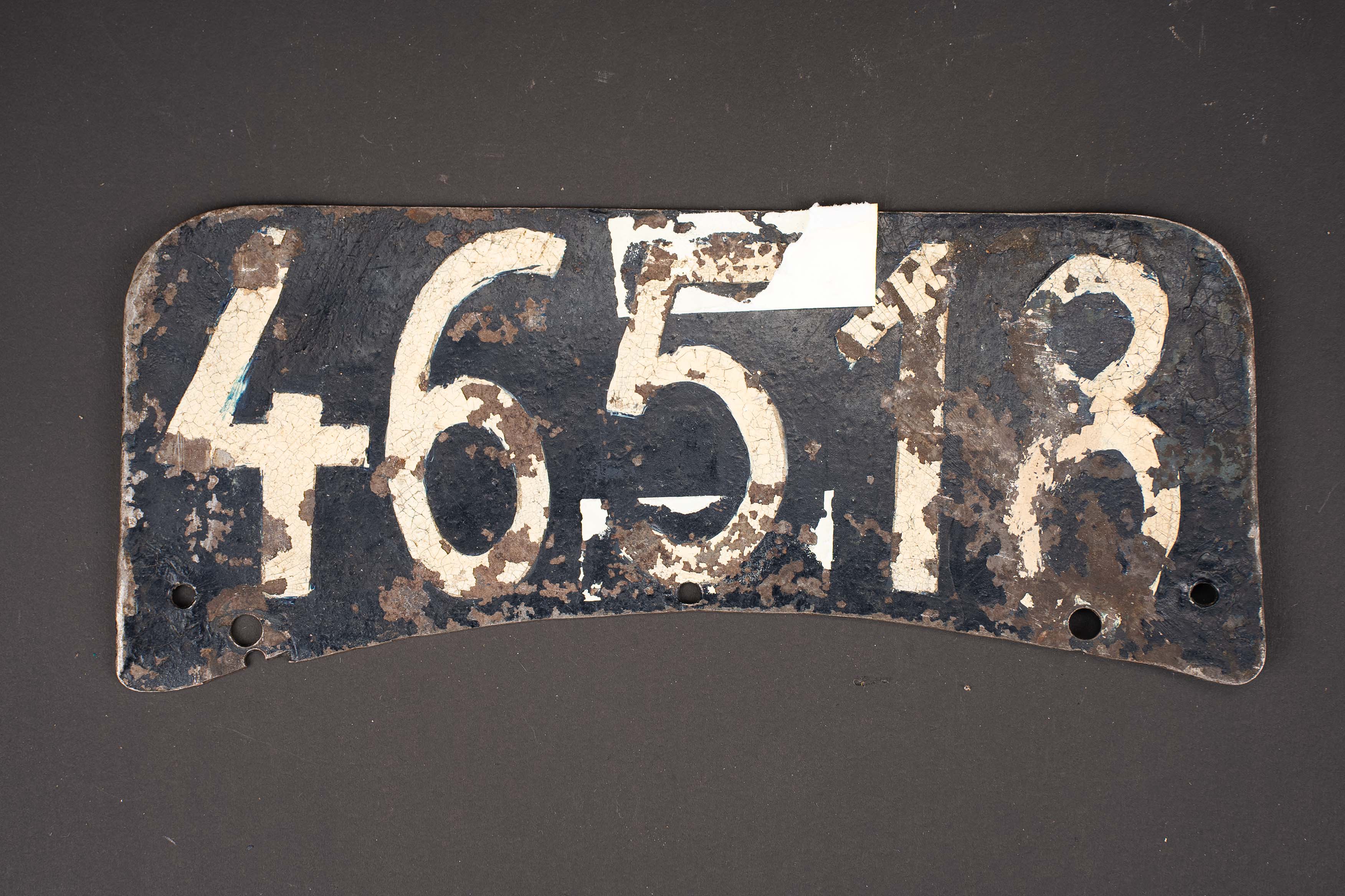 Plaque d'immatriculation. Registration plate. — photo 1