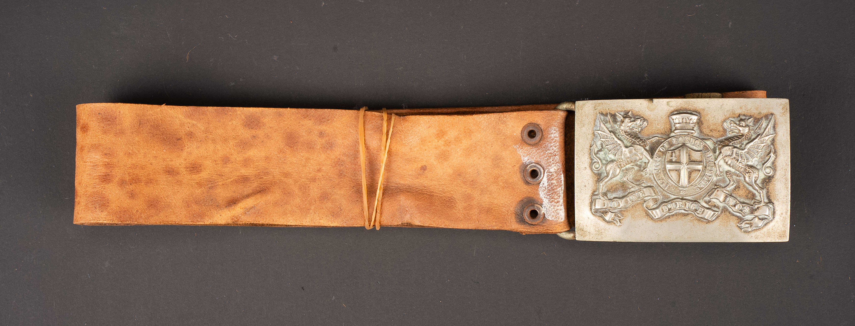 Ceinturon de la Police de Londres. Metropolitan Police belt. — photo 1