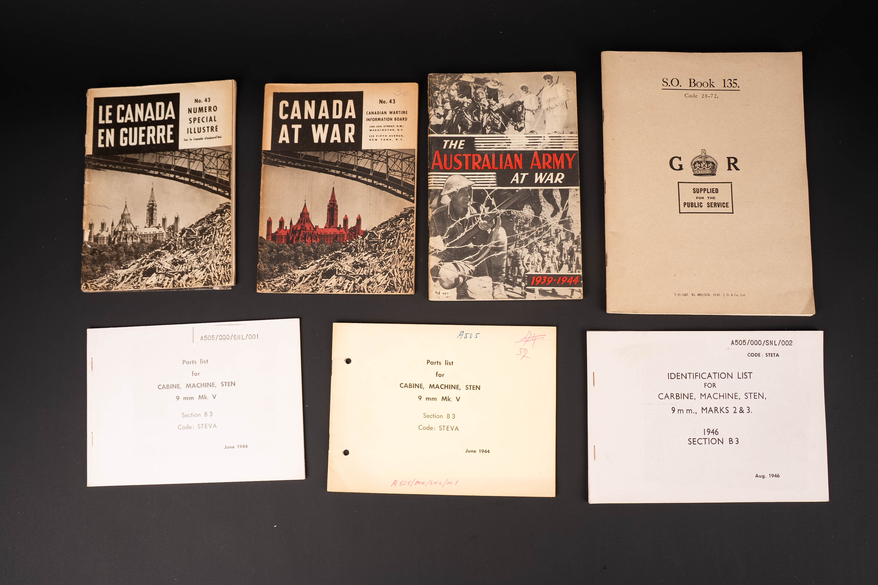 Livrets technique britannique et US. British and U.S. technical manuals. — photo 2