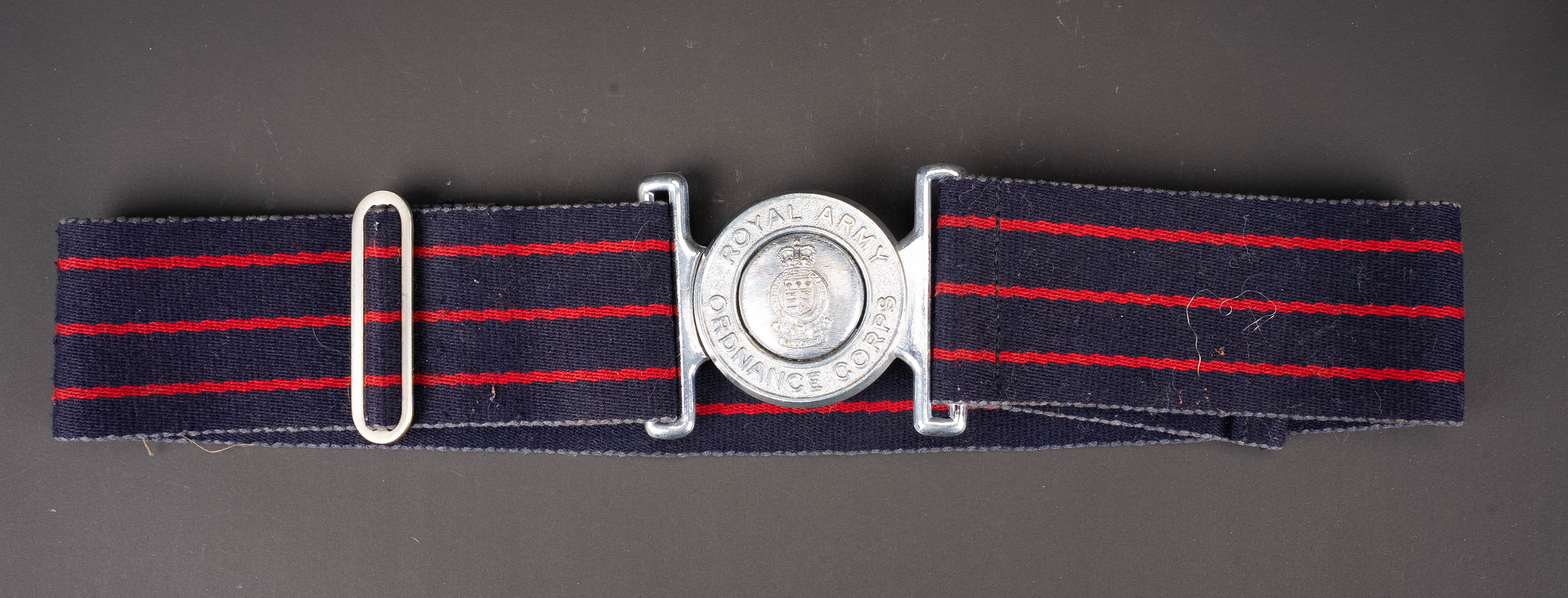 Ceinturon Royal Army Ordnance Cops. Royal Army Ordnance Corps belt. — photo 1
