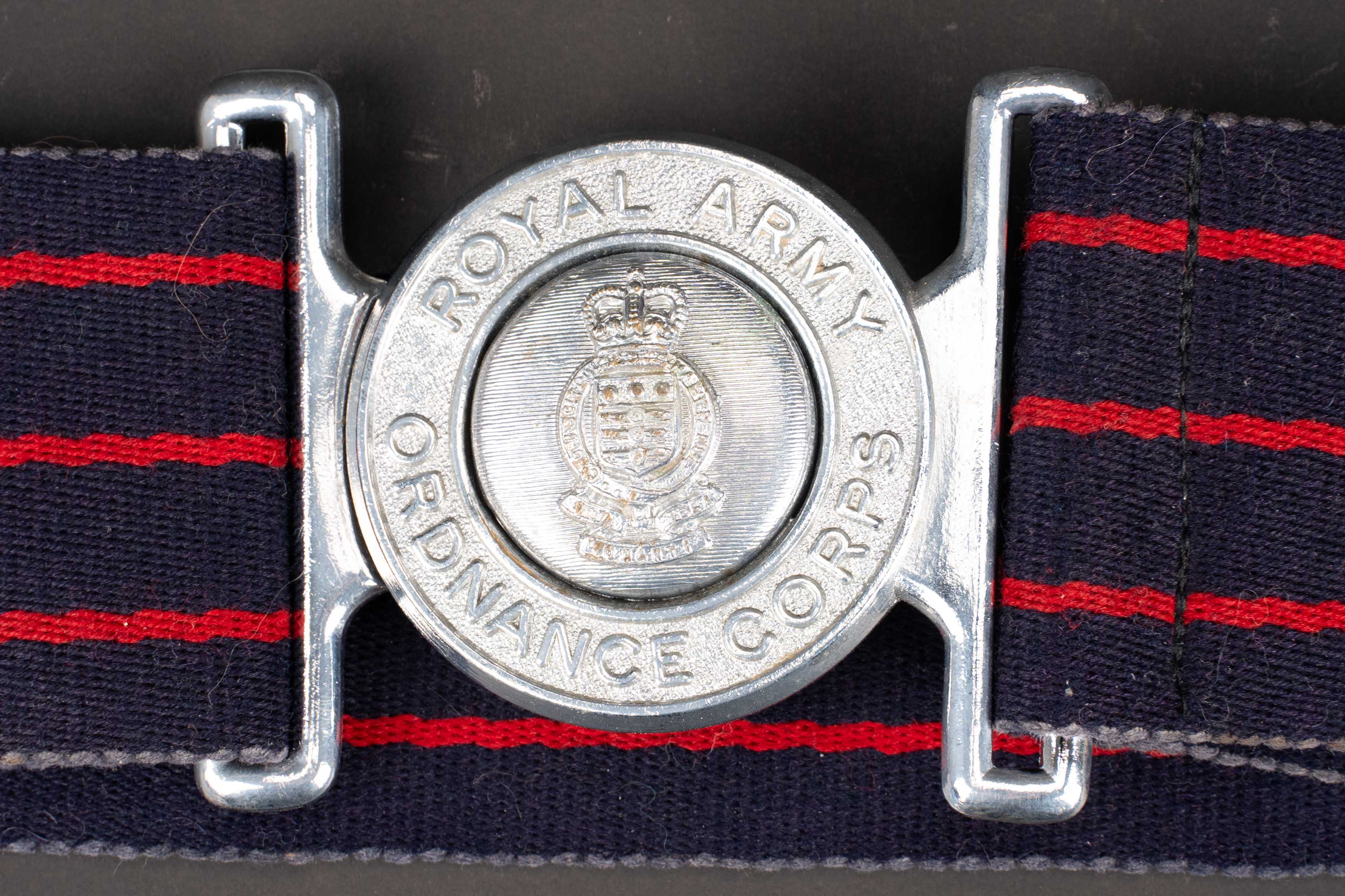 Ceinturon Royal Army Ordnance Cops. Royal Army Ordnance Corps belt. — photo 2