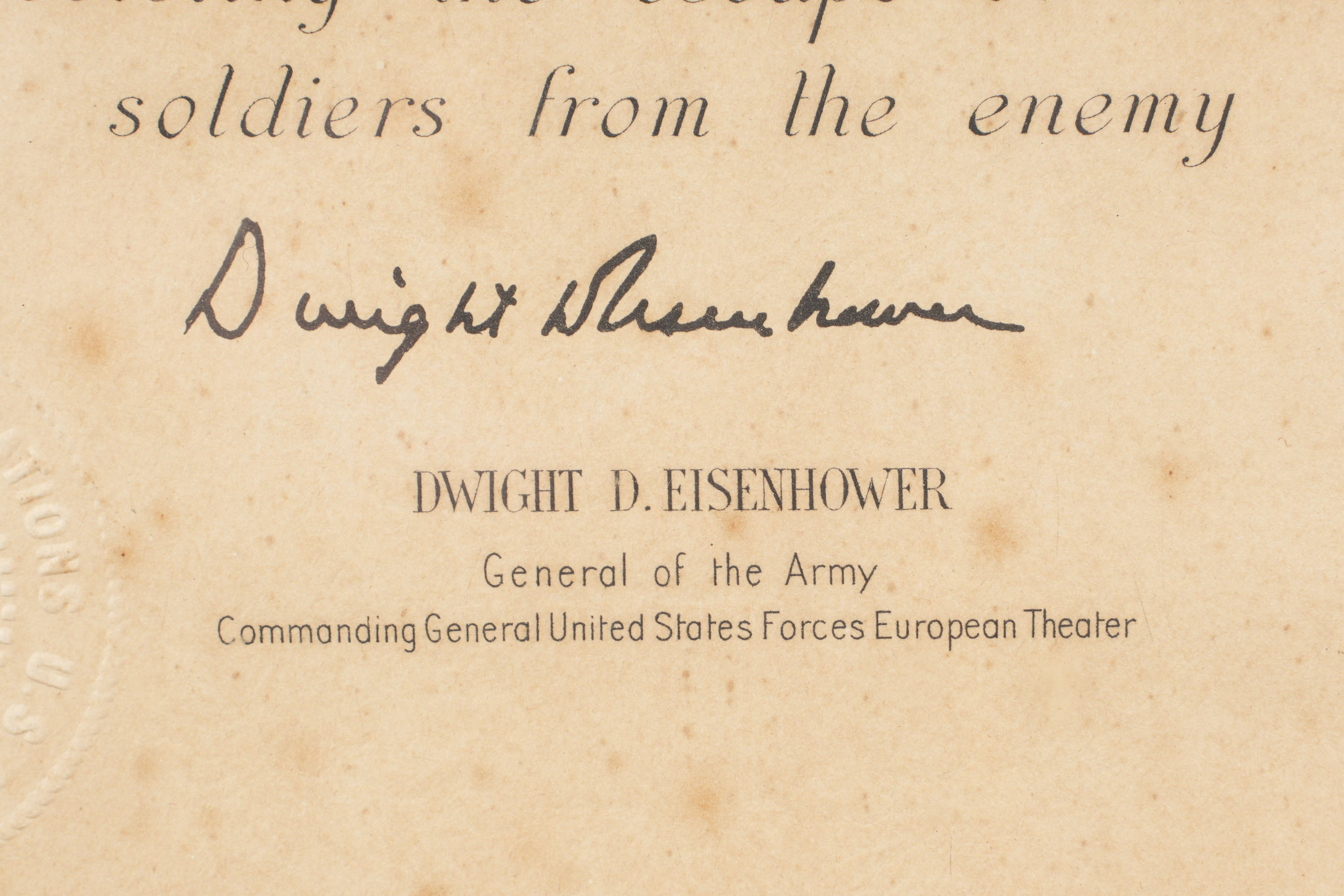 Diplôme de congratulation américaine. American congratulatory certificate — photo 5